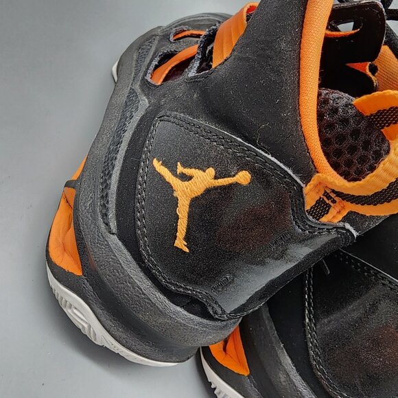 Nike Jordan Flywire Basketball Shoes Black Orange Size 7.5 US 40.5 EU - Picture 10 of 16